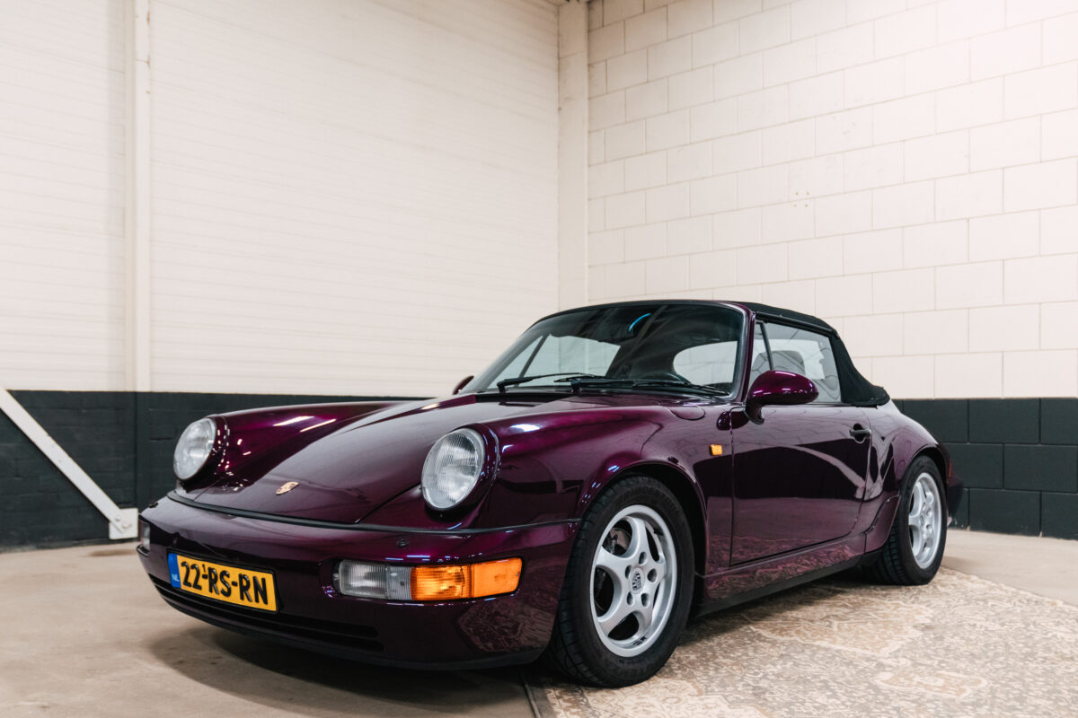 Porsche 911 3.6 Carrera 2 964 Amethyst Cabrio - Nine1 Motors